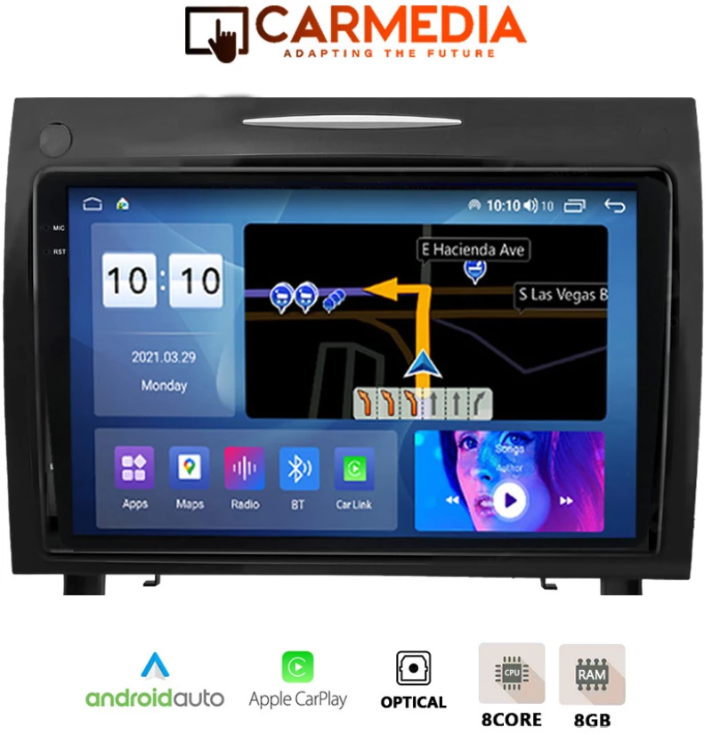 CARMEDIA CMDU8095-6 PRO PLUS TABLET 9.5'' OEM MERCEDES SLK (R171) 2004-2010