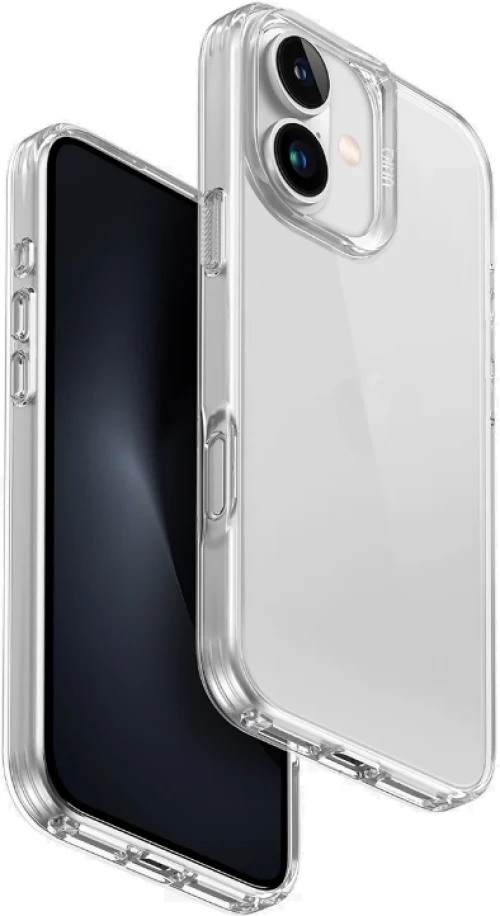 Θήκη Apple iPhone 16 - Uniq AirFender Ανθεκτική Σιλικόνης - Transparent (UNIQ-IP6.1(2024)-AIRFNUD)