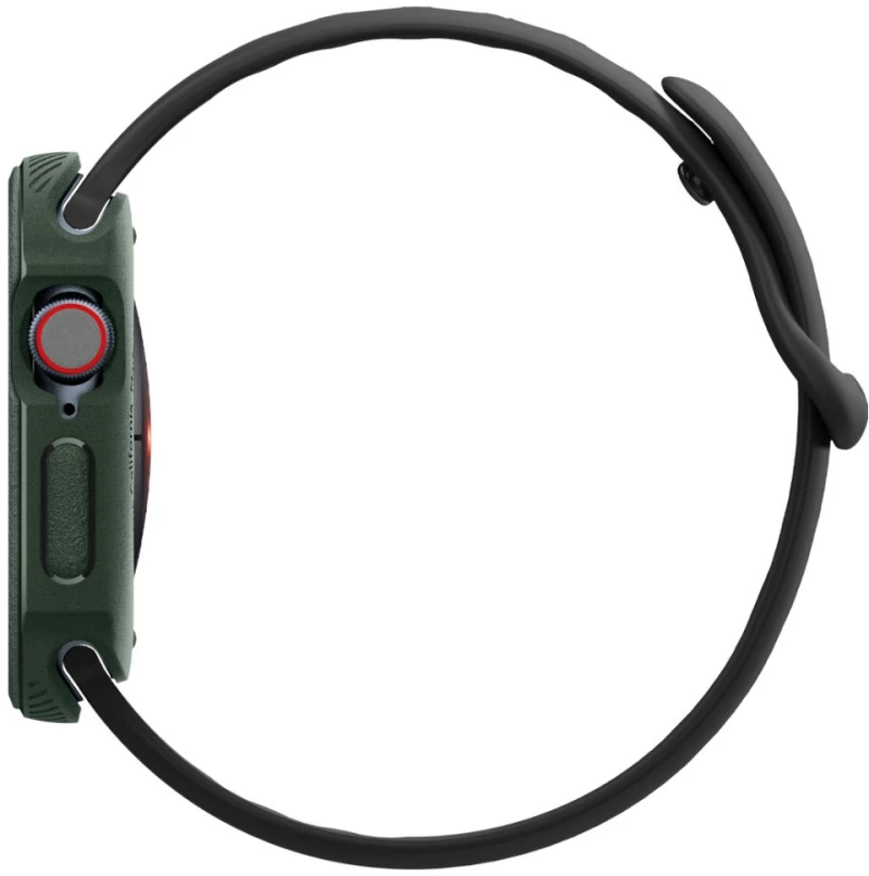 Θήκη Apple Watch 10 46mm - Caseology Vault Ανθεκτική Σιλικόνης - Midnight Green (ACS08611)
