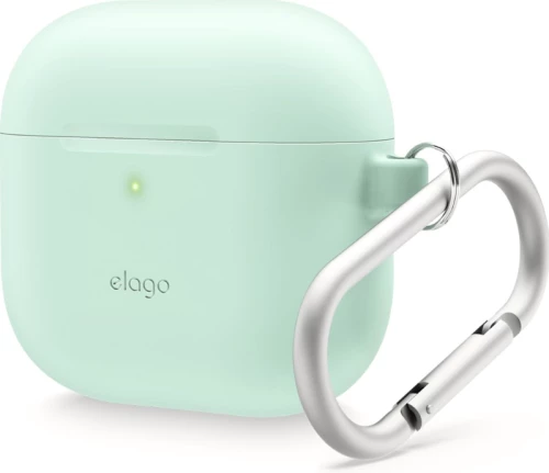 Θήκη Apple AirPods 4th Gen - Elago Silicone Hang Case Σιλικόνης - Mint (EAP4SC-HANG-MT)
