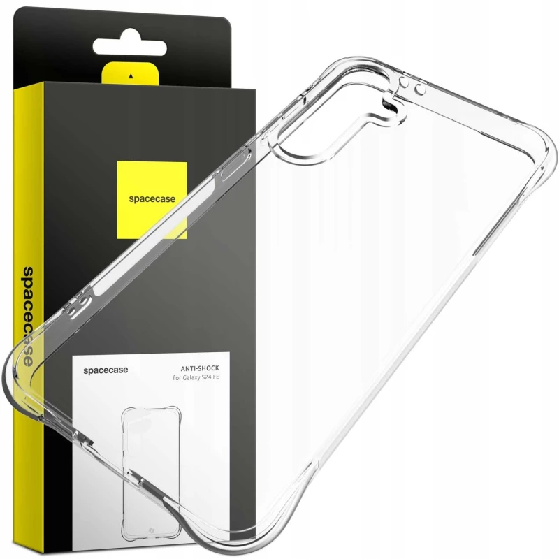 Θήκη Samsung Galaxy S24 FE Spacecase Anti-Shock Διάφανη Σιλικόνης 1mm - Clear (5905719112943)