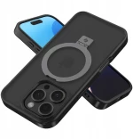 Θήκη iPhone 16 Pro Spacecase Ring Pro Mag Σκληρή με MagSafe & KickStand - Black (5905719112202)