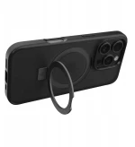 Θήκη iPhone 16 Pro Spacecase Ring Pro Mag Σκληρή με MagSafe & KickStand - Black (5905719112202)