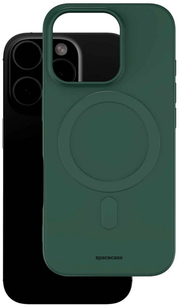 Θήκη iPhone 16 Pro Spacecase Silicone Magnetic Case Σιλικόνης με MagSafe - Dark Green (5905719111670)