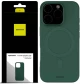 Θήκη iPhone 16 Pro Spacecase Silicone Magnetic Case Σιλικόνης με MagSafe - Dark Green (5905719111670)