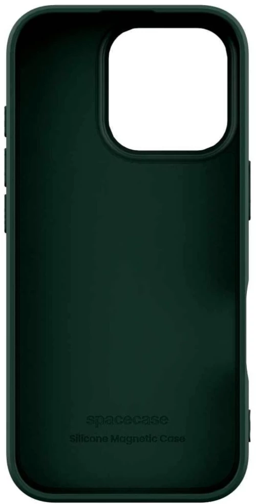 Θήκη iPhone 16 Pro Spacecase Silicone Magnetic Case Σιλικόνης με MagSafe - Dark Green (5905719111670)