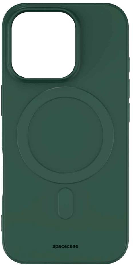Θήκη iPhone 16 Pro Spacecase Silicone Magnetic Case Σιλικόνης με MagSafe - Dark Green (5905719111670)