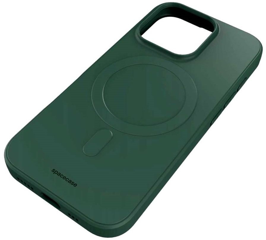 Θήκη iPhone 16 Pro Spacecase Silicone Magnetic Case Σιλικόνης με MagSafe - Dark Green (5905719111670)
