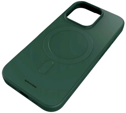 Θήκη iPhone 16 Pro Spacecase Silicone Magnetic Case Σιλικόνης με MagSafe - Dark Green (5905719111670)