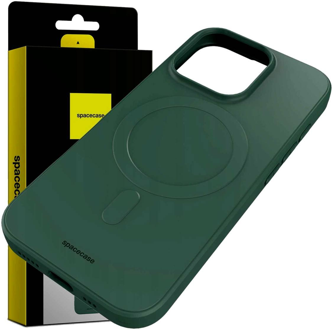 Θήκη iPhone 16 Pro Spacecase Silicone Magnetic Case Σιλικόνης με MagSafe - Dark Green (5905719111670)