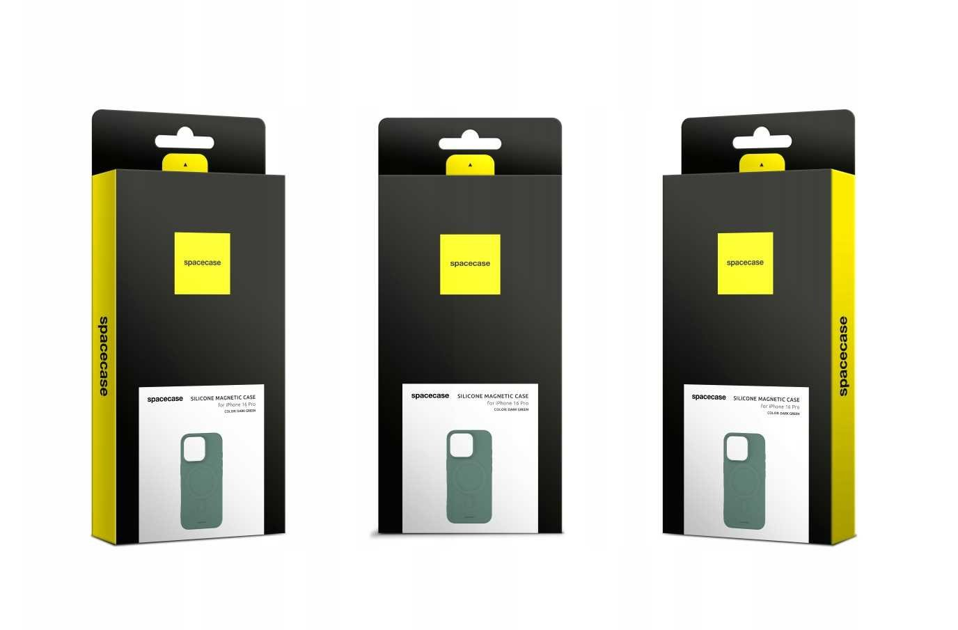 Θήκη iPhone 16 Pro Spacecase Silicone Magnetic Case Σιλικόνης με MagSafe - Dark Green (5905719111670)