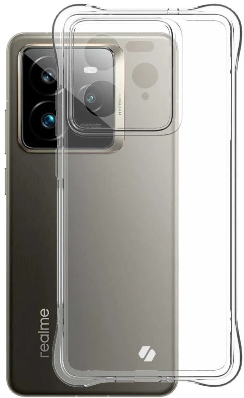 Θήκη Realme GT 7 Pro Spacecase Anti-Shock Διάφανη Σιλικόνης 1mm - Clear (5905719114503)