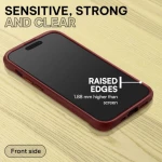 Θήκη iPhone 14 Pro Oakshield Σκληρή με MagSafe & KickStand - Dark Red (OAK000038FU003C)