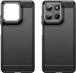Θήκη Motorola Moto G15 / G15 Power Spacecase Carbon Σιλικόνης - Black (5905719117832)