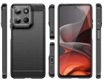 Θήκη Motorola Moto G15 / G15 Power Spacecase Carbon Σιλικόνης - Black (5905719117832)