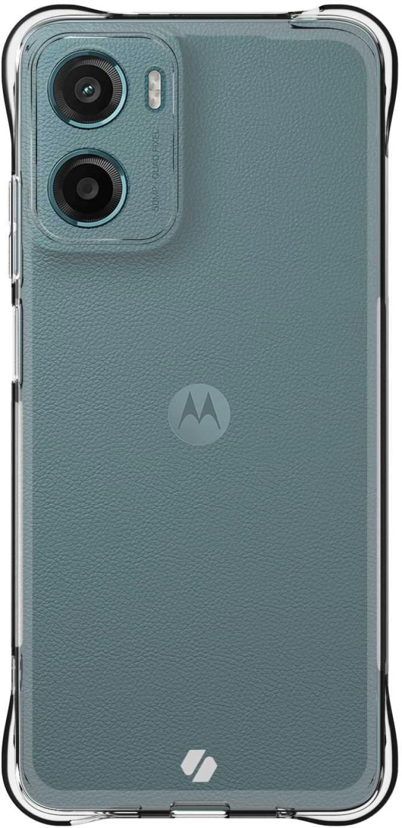 Θήκη Motorola Moto G05 / E15 Spacecase Anti-Shock Διάφανη Σιλικόνης 1mm - Clear (5905719117801)