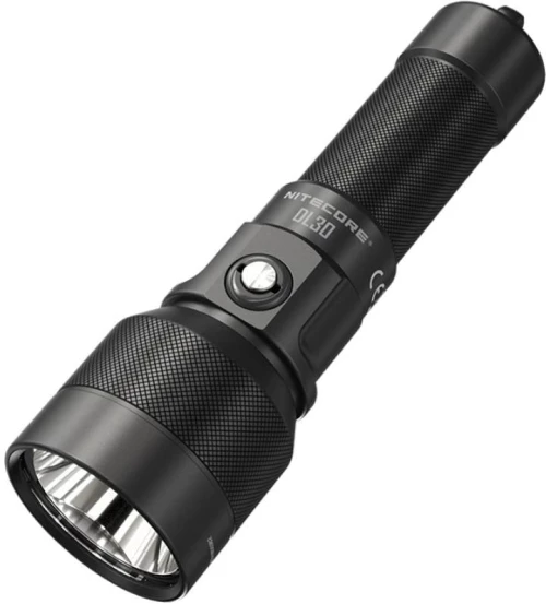 Φακός Nitecore DL30 Υποβρύχιος 100m για Καταδύσεις / Επαναφορτιζόμενος 1100 Lumens Μπαταρία 5300 mAh IP68 - Black (6952506408641)