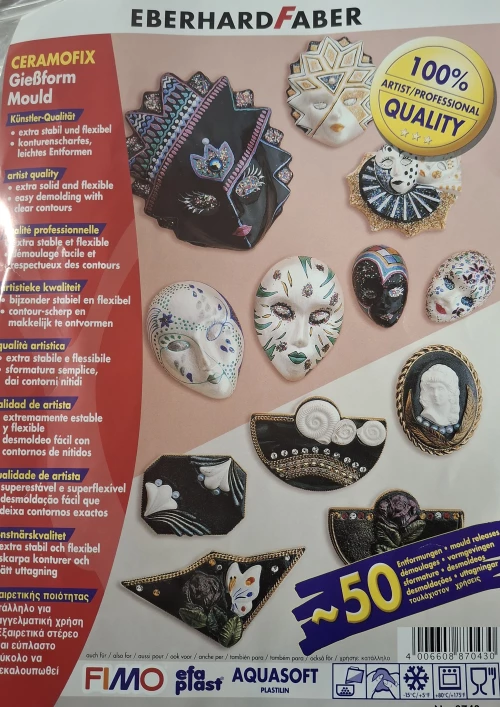 Καλούπια Πηλού Fimo Staedtler Venetian masks 8743