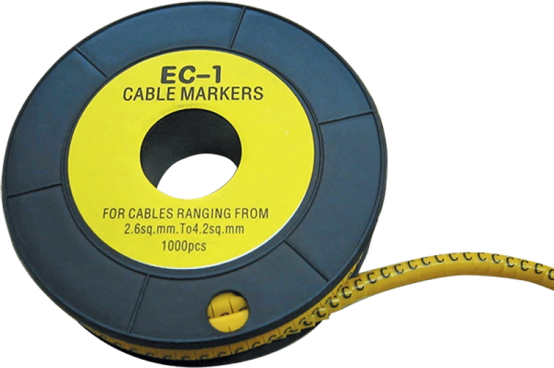 CABLE TAGS EC- 1- 9 2.6- 4.2