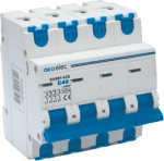 MCB 4P D40 6kA 4M
