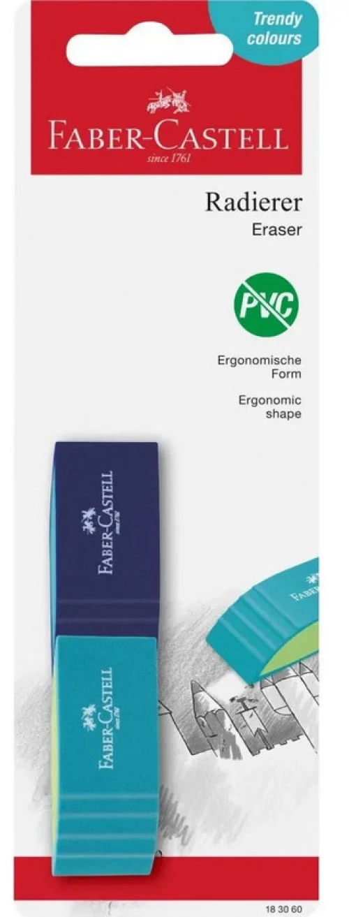 Δίχρωμη Γόμα Faber Castell 183060