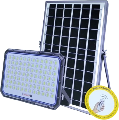Jortan Στεγανός Ηλιακός Προβολέας LED 2000W IP66 με Τηλεχειριστήριο