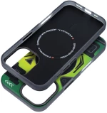 FORCELL F-PROTECT Θήκη πλάτης Military με MagSafe για iPhone 16 Pro Max cyber green