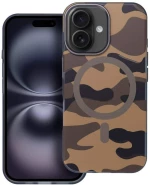FORCELL F-PROTECT Θήκη πλάτης Military με MagSafe για iPhone 16 desert camo