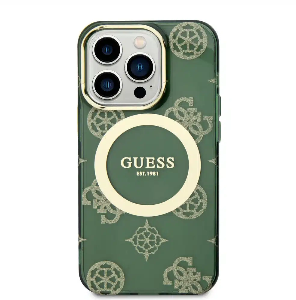Guess iPhone 15 Pro Back cover case - Gold (GUHMP15LHMPGSA)