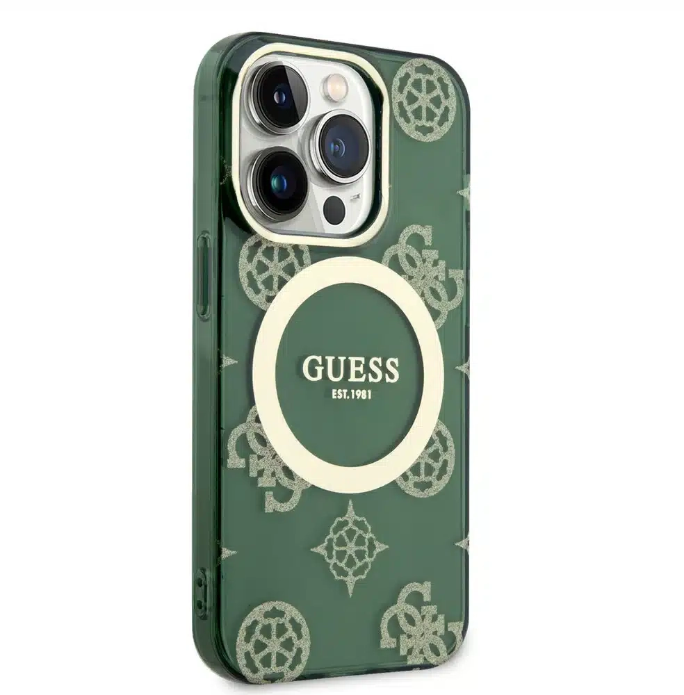 Guess iPhone 15 Pro Back cover case - Gold (GUHMP15LHMPGSA)