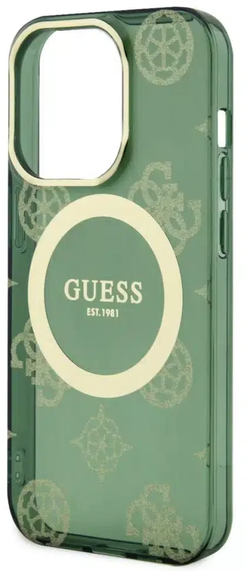 Guess iPhone 15 Pro Back cover case - Gold (GUHMP15LHMPGSA)