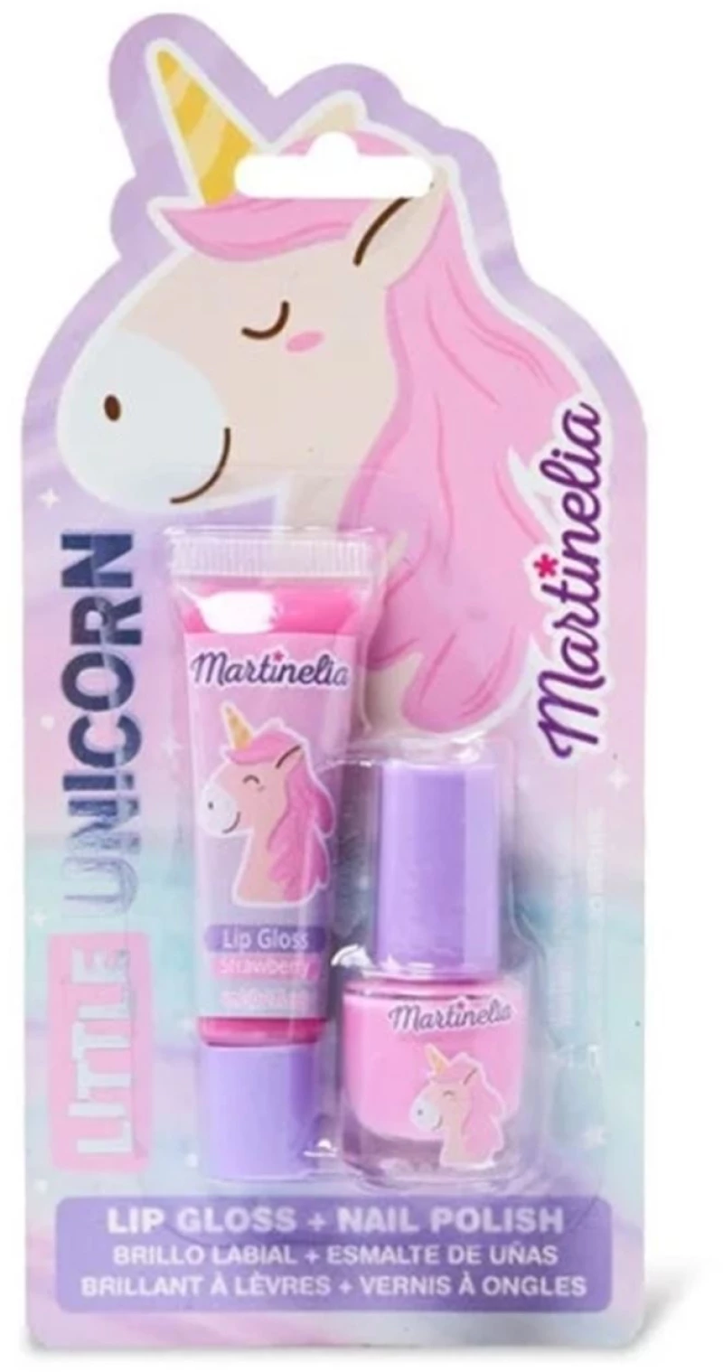 Martinelia Little Unicorn Lip Gloss & Nail Polish Set L-11932