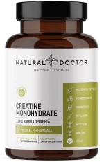 NATURAL DOCTOR Creatine Monohydrate Συμπλήρωμα Διατροφής Με Κρεατίνη 120 Κάψουλες