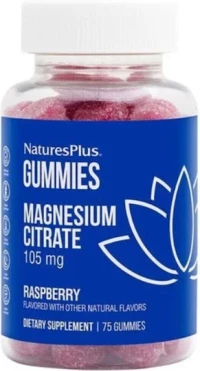NATURE'S PLUS Gummies Magnesium Citrate 105mg-Συμπλήρωμα Διατροφής Με Κιτρικό Μαγνήσιο 75 Ζελεδάκια