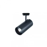 Σποτ Φωτιστικό Μονοφασικής Ράγας 20W IP20 6x11cm 3CCT Inlight T1-05500-Black Μαύρο
