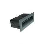 Φωτιστικό Τοίχου Χωνευτό LED 5W IP65 3000K Σκούρο Γκρι Step E324 Zambelis E324 Μαύρο