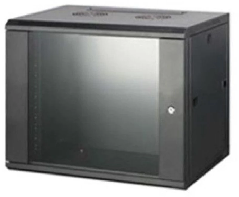 Rack επίτοιχο μονό μαύρο 15U οικονομικό SMC5615 Top 04.022.0245