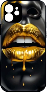 Gold lips IPhone 12