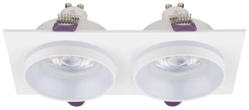 Χωνευτό Σποτ Φωτιστικό Οροφής 2xGU10 Jet TK Lighting 6924 Λευκό
