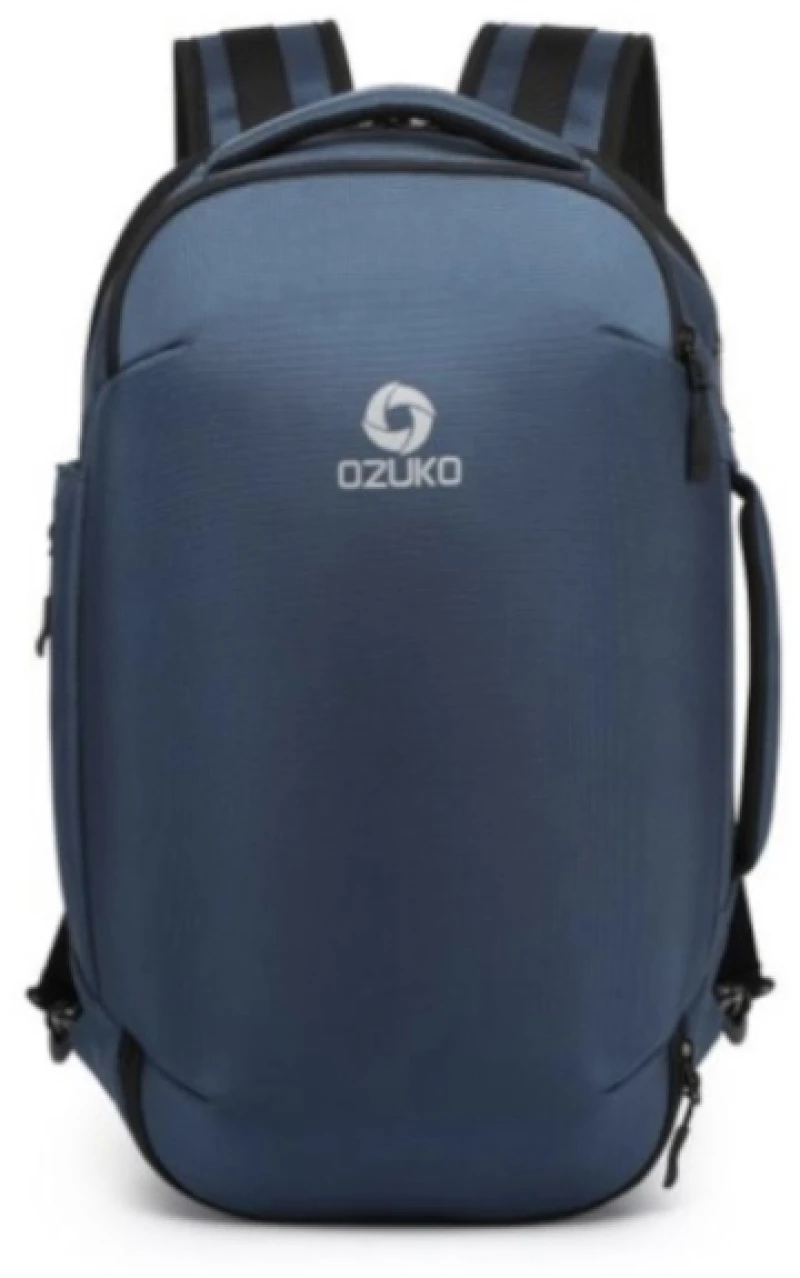 Ozuko 9216S (M) Αδιάβροχη Τσάντα Πλάτης για Laptop 15.6″ σε Μπλε χρώμα