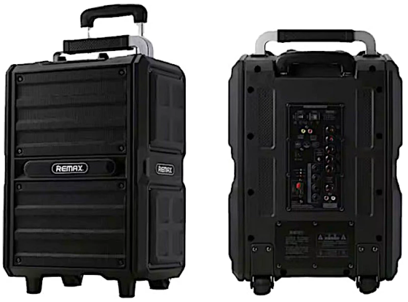 Remax RB-X5 Ηχείο με λειτουργία Karaoke σε Μαύρο Χρώμα