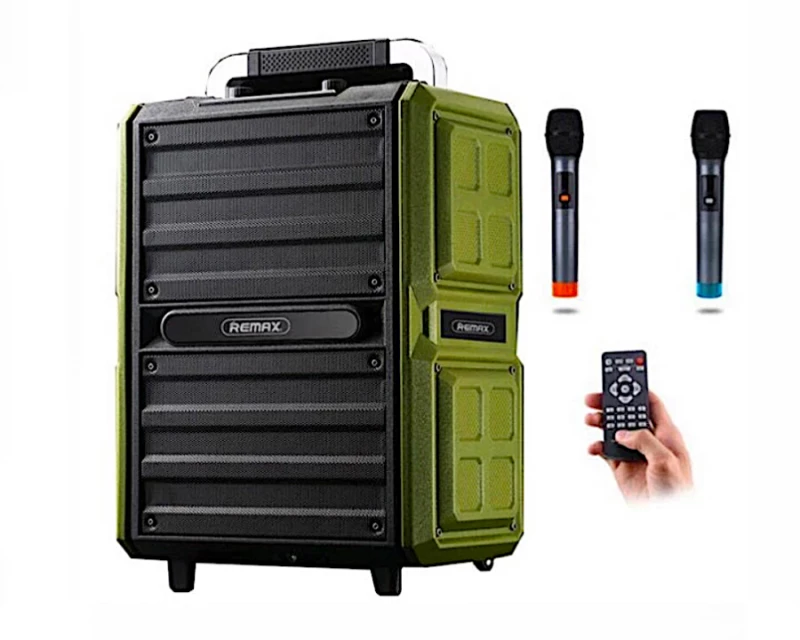 Remax RB-X5 Ηχείο με λειτουργία Karaoke σε Μαύρο Χρώμα