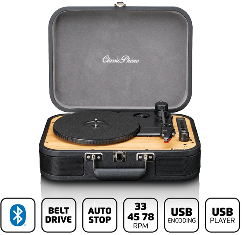 LENCO CLASSIC PHONO TT-116BK