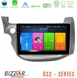 Bizzar CS2 Series 4Core Android14 2+32GB Honda Jazz 2009-2013 Navigation Multimedia Tablet 10" Με Carplay & Android Auto U-CS2-HD0197