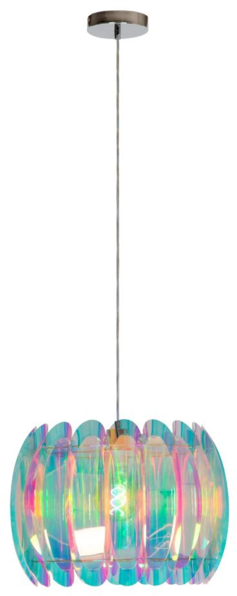 Lucide GLINSTAR - Pendant light - Ø 40 cm - 1xE27 - Multicolor - 34447/40/99