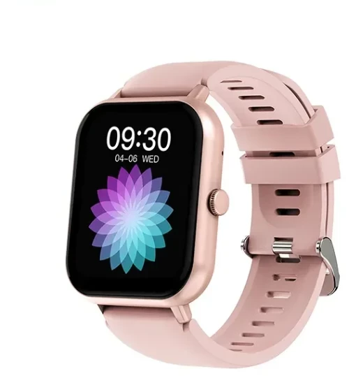 Awei H25 Full Screen Smartwatch με Παλμογράφο Για iOS & Android Ροζ