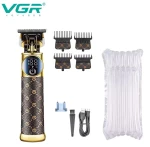 VGR V-942 Επαγγελματική Επαναφορτιζόμενη Κουρευτική Μηχανή Καφέ