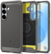 Spigen Θήκη Rugged Armor Mag MagSafe Samsung Galaxy S25 Marble Grey