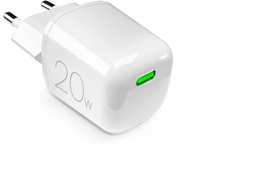 Puro 20W GaN USB-C Wall Charger - White