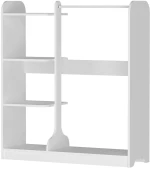 Έπιπλο εισόδου Rozesme Megapap χρώμα λευκό 120x40x135εκ.